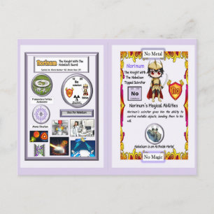 Carte Postale Norinum - Chevalier Nobelium Scimitar