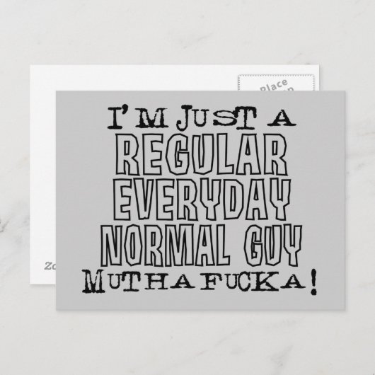 Carte Postale Normal Guy (Devant / Derrière)
