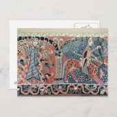 Carte Postale Norman cavalier sur un cheval piébalte (Devant / Derrière)