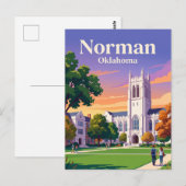 Carte Postale Norman, Oklahoma (Devant / Derrière)