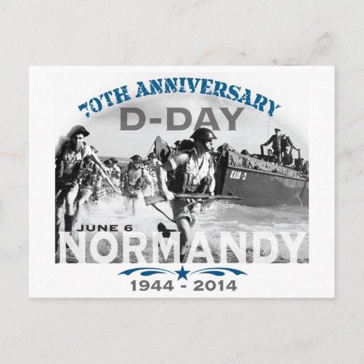 Carte Postale Normandie 70e anniversaire du jour J (Devant)