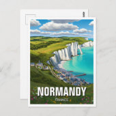 Carte Postale Normandie France Travel (Devant / Derrière)