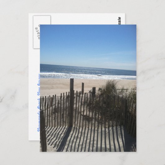 Carte Postale Normandy Beach, New Jersey (Devant / Derrière)