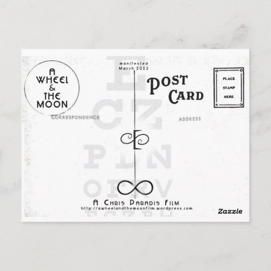 Carte Postale NORMAN'S Moon Swings VISION (Dos)