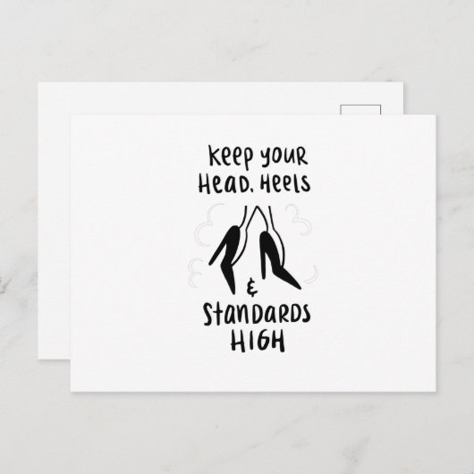 Carte Postale Normes élevées (Devant / Derrière)