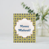 Carte Postale Norooz Mubarak Khatam poisson (Debout devant)