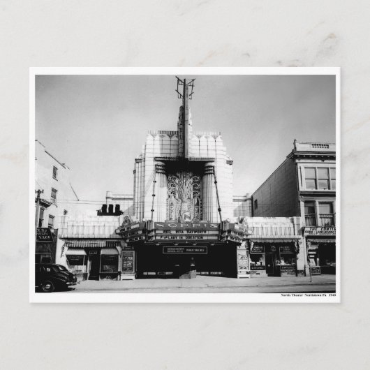 Carte Postale NorrisTheaterB&WH (Devant)