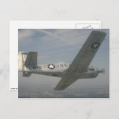Carte Postale North American T-28 Trojan (Devant / Derrière)