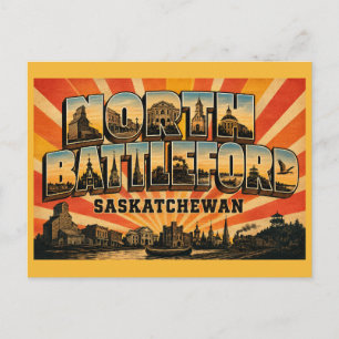 Carte Postale North Battleford Saskatchewan River City