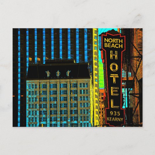 Carte Postale North Beach Hotel Muses (Devant)