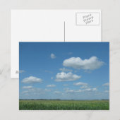 Carte Postale North Dakota Corn Field (Devant / Derrière)
