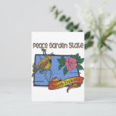 Carte Postale North Dakota Peace Garden State Lark Rose (Debout devant)