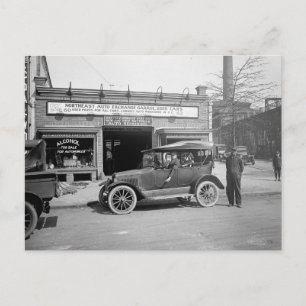 Carte Postale North East Auto Exchange, 1926
