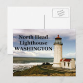 Carte Postale North Head Lighthouse, Washington Postcard (Devant / Derrière)