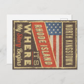 Carte Postale North Kingstown Rhode Island (Devant / Derrière)