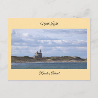 Carte Postale North Light Lighthouse Rhode Island Postcard