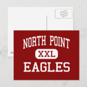 Carte Postale North Point - Eagles - High - Waldorf Maryland (Devant / Derrière)