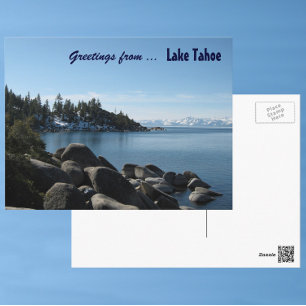 Carte Postale North Shore Lake Tahoe, Incline Village, Nevada