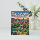 Carte Postale Northampton États-Unis (Debout devant)