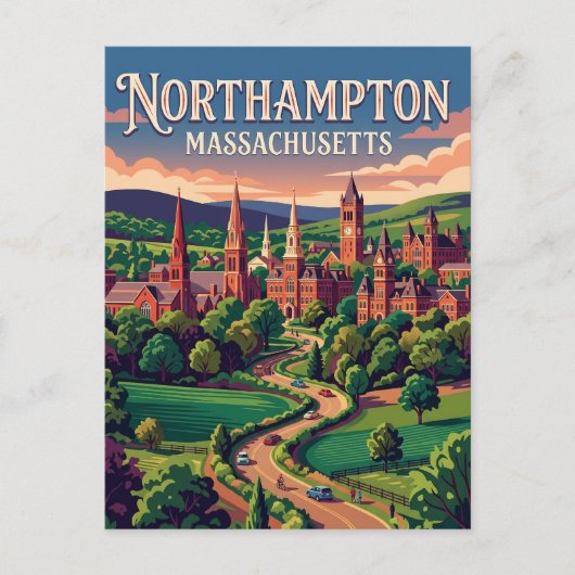 Carte Postale Northampton États-Unis (Devant)