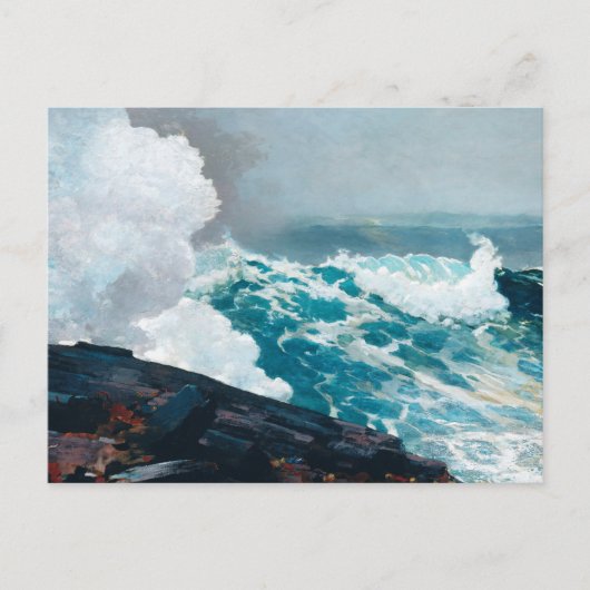 Carte postale Northeaster Winslow Homer (Devant)
