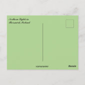 Carte Postale Northern Lights in Thorsmork Iceland (Dos)