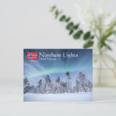 Carte Postale Northern Lights North Norvège (Debout devant)