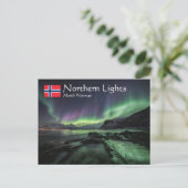 Carte Postale Northern Lights North Norvège (Debout devant)