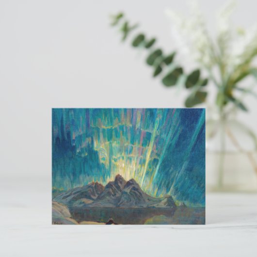 Carte Postale Northern Lights, North Norway by Anna Boberg (Debout devant)
