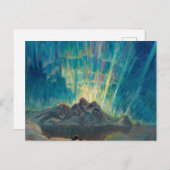 Carte Postale Northern Lights, North Norway by Anna Boberg (Devant / Derrière)