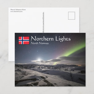 Carte Postale Northern Lights Norvège