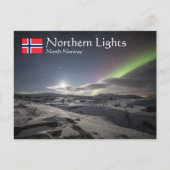 Carte Postale Northern Lights Norvège (Devant)