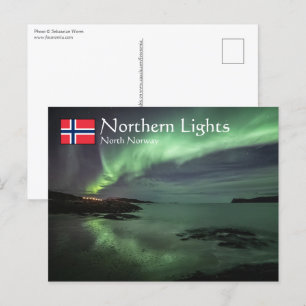 Carte Postale Northern Lights Norvège