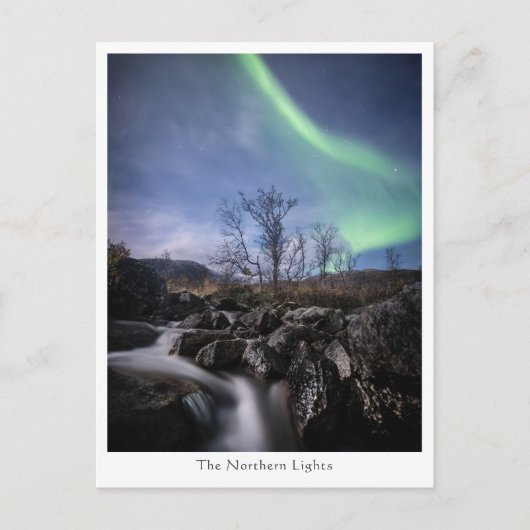Carte Postale Northern Lights Norvège (Devant)
