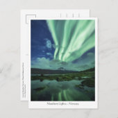 Carte Postale Northern Lights Norvège (Devant / Derrière)