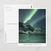 Carte Postale Northern Lights Norvège (Devant / Derrière)