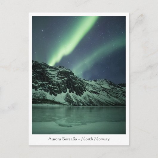 Carte Postale Northern Lights Norvège (Devant)