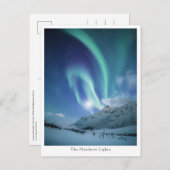 Carte Postale Northern Lights Norvège (Devant / Derrière)
