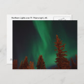 Carte Postale Northern Lights over Ft. Wainwright, AK (Devant / Derrière)