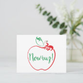 Carte Postale noruz squiggle pomme (Debout devant)