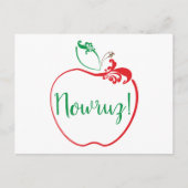 Carte Postale noruz squiggle pomme (Devant)