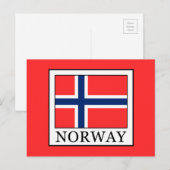 Carte Postale Norvège (Devant / Derrière)