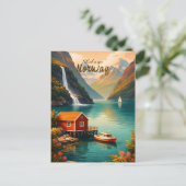 Carte Postale Norvège (Debout devant)