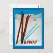 Carte Postale Norvège (Devant / Derrière)