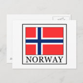 Carte Postale Norvège (Devant / Derrière)