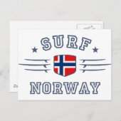 Carte Postale Norvège (Devant / Derrière)