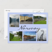 Carte Postale Norvège (Devant / Derrière)