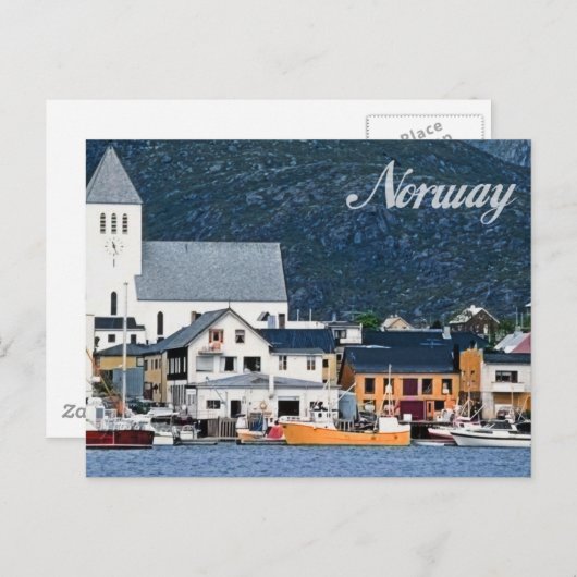 Carte Postale Norvège (Devant / Derrière)