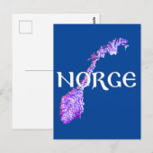 Carte Postale Norvège (Devant / Derrière)