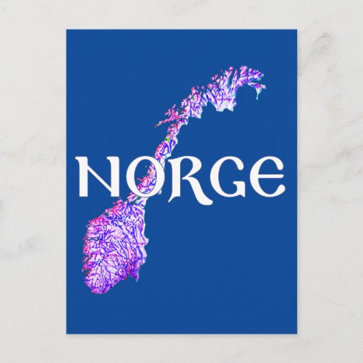 Carte Postale Norvège (Devant)